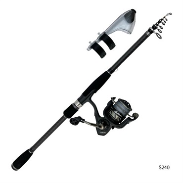 CROWNPEACKS  PACK  SET【振出仕様のコンパクトロッド＆リールセット】(S240)